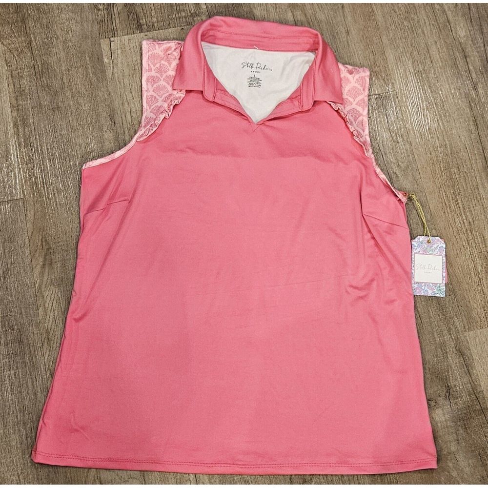 Stella Parker Sport Sleeveles Golf Top Size L Nwt